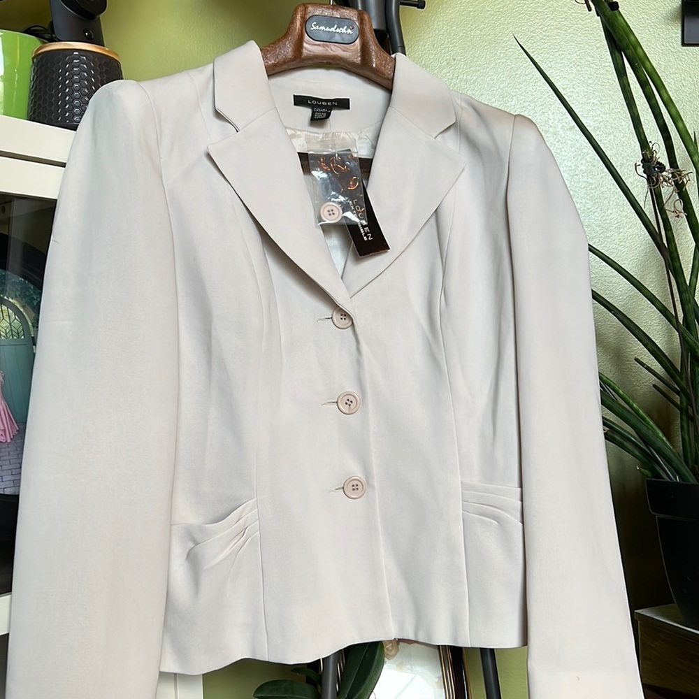 NWT Champagne Colored Louben Blazer